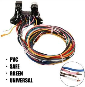 img 2 attached to 🚗 Universal 12 Circuit Wiring Harness | VOWAGH | Ideal for Muscle Car Hot Rod Street Rod XL Vehicles