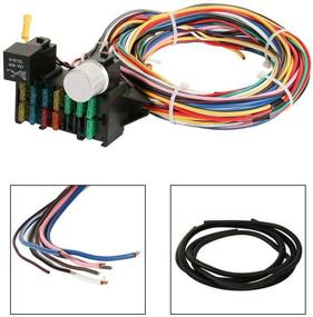 img 3 attached to 🚗 Universal 12 Circuit Wiring Harness | VOWAGH | Ideal for Muscle Car Hot Rod Street Rod XL Vehicles