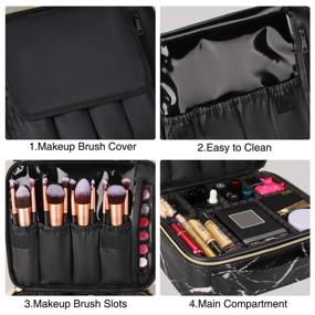 img 1 attached to 💄 Relavel Professional Makeup Brush Organizers for Cosmetic Enthusiasts