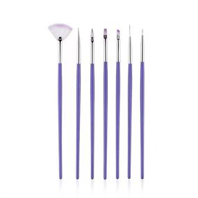 img 4 attached to FULINJOY Nail Art Brushes Set