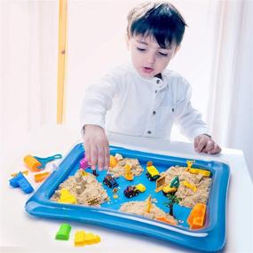 img 3 attached to 🏗️ Ultimate Building Construction Storage Sandbox for Toddlers: Enhance Creativity and Storage Solutions!