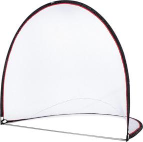 img 4 attached to Franklin Sports Pop Up Baseball Net - Portable Hitting + Pitching Net for Baseball + Teeball - Backyard Soft Toss + Practice Net for Kids - All Sport Youth Net