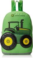 🚜 rugged and fun: john deere tractor toddler backpack – perfect for little adventurers! логотип