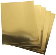 🌟 shine bright with hygloss 25 gold metallic foil board sheets, 8.5 x 11-inch: order now! logo