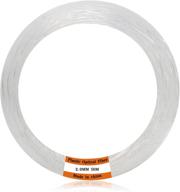 💡 fiber optic cable roll for star ceiling led light kit - 164ft pmma plastic end glow cables 0.08in (2mm) логотип