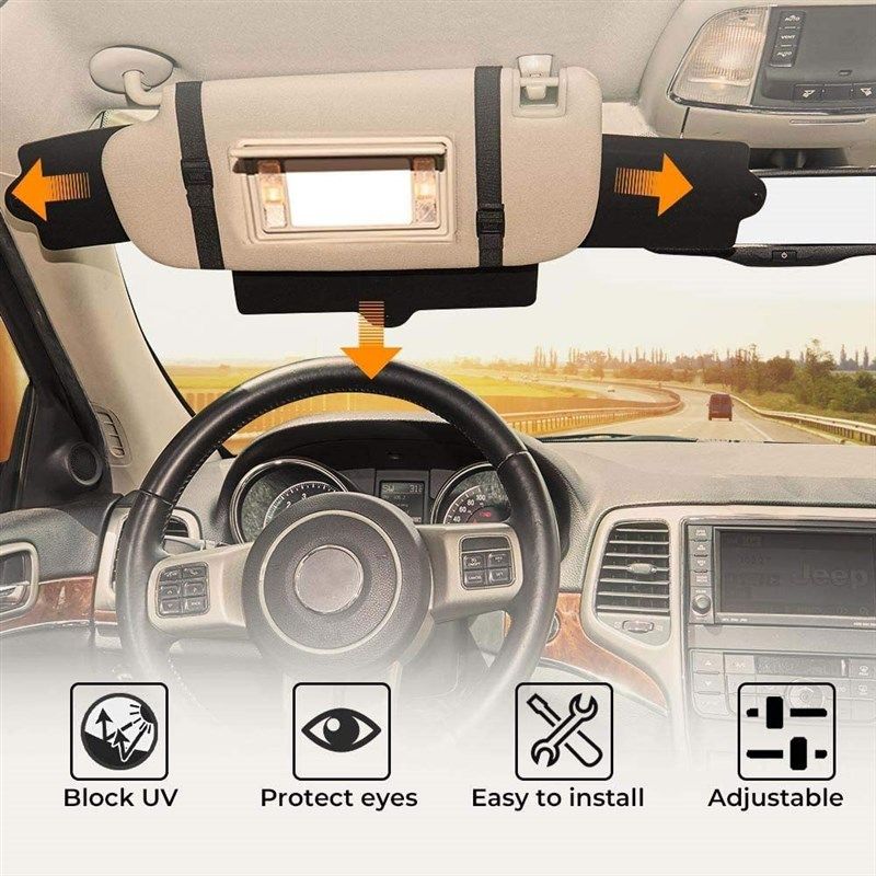 joytutus sunshade adjustable anti glare windshield 로고