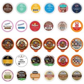 img 4 attached to Keurig K-Cup Brewers Variety Sampler Pack - Custom Assortment of Coffee, Tea, Cappuccino, and Hot Chocolate Flavors without Duplicates - 30 Count (SYNCHKG037913)