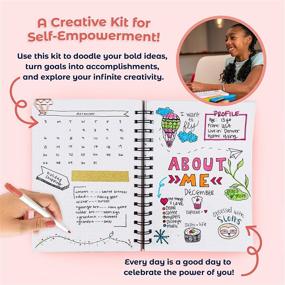 img 2 attached to 🎁 Empowerment Journal Kit for Girls and Teens - Includes 100 Page Journal, Stickers, Keychain, Markers, Washi Tape & Poster to Inspire Empowerment. Ideal Gifts for Teenage Girls!