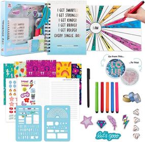 img 4 attached to 🎁 Empowerment Journal Kit for Girls and Teens - Includes 100 Page Journal, Stickers, Keychain, Markers, Washi Tape & Poster to Inspire Empowerment. Ideal Gifts for Teenage Girls!