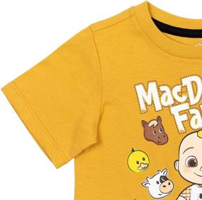 img 1 attached to 👕 Футболка для малышей CoComelon Playtime - верхняя одежда для мальчиков, топы, футболки и рубашки.