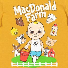 img 3 attached to 👕 Футболка для малышей CoComelon Playtime - верхняя одежда для мальчиков, топы, футболки и рубашки.