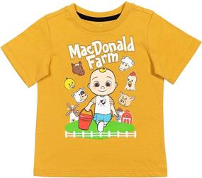 img 4 attached to 👕 Футболка для малышей CoComelon Playtime - верхняя одежда для мальчиков, топы, футболки и рубашки.