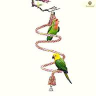 bird rope perch adjustable coordination logo