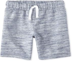 img 1 attached to Boys' Marled French Shorts by Childrens Place: Stylish and Comfortable Clothing for Your Child