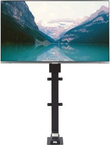 img 4 attached to 📺 CO-Z Motorized TV Lift: Height Adjustable Stand for 32"-70" TVs with Remote Control and Memory Setting