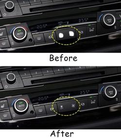 img 2 attached to 🔘 Jaronx BMW A/C Climate Control Panel Fan Speed Button Replacement, Compatible with BMW 1 Series F20/F21, 2 Series F22/F23, 3 Series F30/F31/F34/F35, 4 Series F32/F33/F36 (1 Piece)