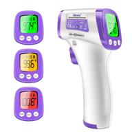 accurate non-contact infrared thermometer for adults - forehead thermometer (purple) logo