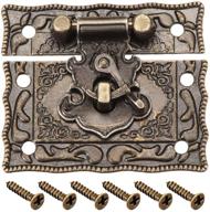 uxcell rectangle closure latches bronze logo