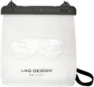🌊 laq design waterproof storage bag, perspective dry bag with shoulder strap for kayaking and beach activities - secure closure to keep valuables dry logo