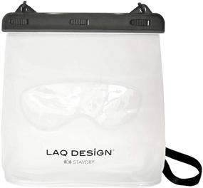 img 4 attached to 🌊 LAQ DESiGN Waterproof Storage Bag, Perspective Dry Bag with Shoulder Strap for Kayaking and Beach Activities - Secure Closure to Keep Valuables Dry