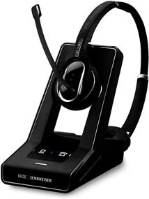 img 4 attached to 🎧 Sennheiser SD Pro2 ML Double-Sided Wireless Headset: Perfect for Desk Phone & Skype for Business with Ultra Noise-Cancelling Microphone - Black