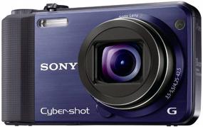 img 2 attached to 📸 Slim Sony Cyber-Shot DSC-HX7V 16.2 MP Exmor R CMOS Digital Camera with 10x Wide-Angle Optical Zoom G Lens, 3D Sweep Panorama, and Full HD Video (Blue)