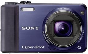 img 3 attached to 📸 Slim Sony Cyber-Shot DSC-HX7V 16.2 MP Exmor R CMOS Digital Camera with 10x Wide-Angle Optical Zoom G Lens, 3D Sweep Panorama, and Full HD Video (Blue)