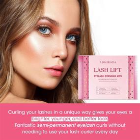 img 3 attached to 💫 Admirada Lash Lift Kit: Professional Eyelash Perm for Long-Lash Curling - Perfect for Home & Professional Use