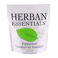 🌿 refresh and revitalize with peppermint oil towelettes - 20 count logo