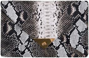 img 2 attached to Sun Kea Fashion Snakeskin Envelope Women's Handbags & Wallets for Shoulder Bags