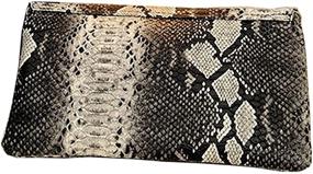 img 1 attached to Sun Kea Fashion Snakeskin Envelope Women's Handbags & Wallets for Shoulder Bags