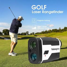 img 1 attached to YALEAGZSS Golf Rangefinder - Slope Enabled, 700 Yards Laser Range Finder for Golfing & Hunting - 7X Magnification, Rechargeable Battery - Tournament Legal, Scan Flag Lock Vibration