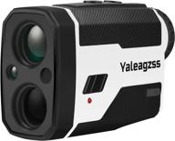 yaleagzss golf rangefinder - slope enabled, 700 yards laser range finder for golfing & hunting - 7x magnification, rechargeable battery - tournament legal, scan flag lock vibration logo