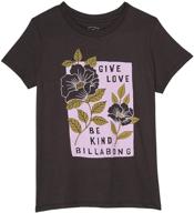 👚 billabong girls' graphic tee in black: trendy apparel for girls logo