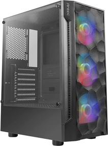 img 4 attached to 🖥️ Antec NX Series NX260: High-Performance Mid-Tower ATX Gaming Case with ARGB Fans, Mesh Front Panel, and Tempered Glass