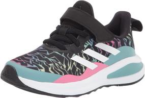 img 4 attached to 👟 Adidas Fortarun Elastic Running Shoes for Girls - Unisex Design