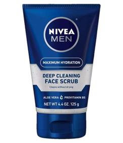 img 1 attached to 🧼 NIVEA Men Original Deep Cleansing Face Scrub 4.4 oz - Pack of 3