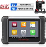 autel maxicom mk808: 2021 newest obd2 car diagnostic scanner with 25+ maintenance functions and all system diagnosis logo