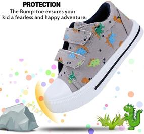 img 1 attached to 🦖 Nerteo Walking Dinosaur Toddler Sneakers - Boys' Shoes for Active Kids