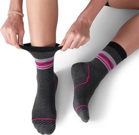 img 2 attached to 🧦 Cosy Feet Exploration: CS CELERSPORT Women's Merino Wool Hiking Socks - 4 Pack