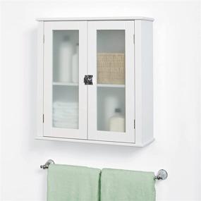 img 4 attached to ZENNA HOME Spacesavers, White: Maximize Your Bathroom Storage Efficiency