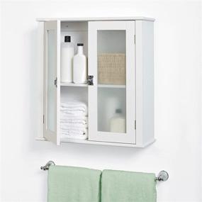 img 3 attached to ZENNA HOME Spacesavers, White: Maximize Your Bathroom Storage Efficiency