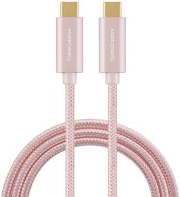 img 4 attached to CableCreation USB C Cable 10FT 60W USB C To USB C Fast Charging Cable USB Type-C To C Cable Braided 3A 60W 480Mbps Data For MacBook Pro Air IPad Air Pro S21/S20+/S20 Pixel 4/5 Etc Computer Accessories & Peripherals in Cables & Interconnects