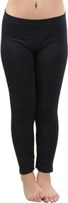 img 1 attached to Girls' Nylon Spandex Length Leggings - ToBeInStyle Clothing and Leggings