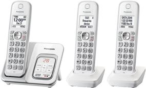 img 4 attached to 📞 Renewed Panasonic KX-TGD533W Cordless Phone with Answering Machine - 3 Handsets