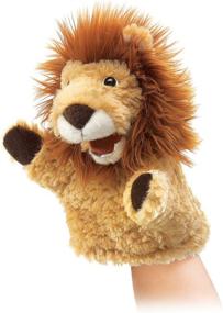 img 4 attached to Folkmanis Little Lion Hand Puppet: A Roaring Addition to Playtime Fun!