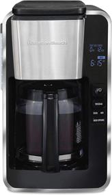 img 4 attached to ☕️ Hamilton Beach FrontFill Deluxe 12-Cup Programmable Coffee Maker, Black (Model 46321)