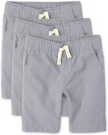 👦 boys' clothing: childrens place solid jogger shorts in shorts logo