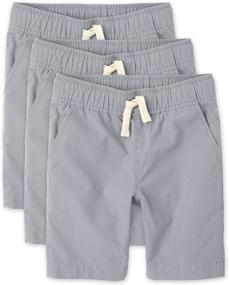img 4 attached to 👦 Boys' Clothing: Childrens Place Solid Jogger Shorts in Shorts