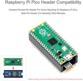 img 2 attached to 🎵 Raspberry Pi Pico Audio Expansion Module, PCM5101A Stereo Decoder for Low Power, 8~384000Hz Sampling Rate, Dual Channels Speaker Headers, I2S Bus Connectivity, Simultaneous Headphone and Speaker Output